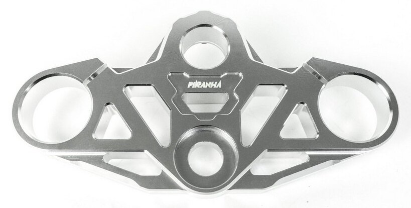 Top Bridges - PIRANHA ピラニア CNC Special Edition Top Triple Clamp for GPX DEMON GR200R トップブリッジ ハンドル周辺パーツ ハンドル
