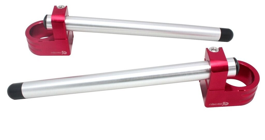 Separate Handles - PIRANHA ピラニア CNC Clip-on Handlebars (Stunt Style) 37mm for CBR-250-300R/NINJA-250/300/Legend 150/MSX CBR 250R MSX NINJA 250 300 300R HONDA ホンダ KAWASAKI カワサキ セパレートハンドル ハンドル