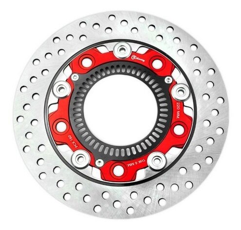 PIRANHA ピラニア CR RACING 2-Layer Front Brake Rotor with Stainless Steel Pins (220mm) for HONDA PCX-160 2023-2025 ABS PCX 160 ホンダ ブレーキディスクローター ブレーキ