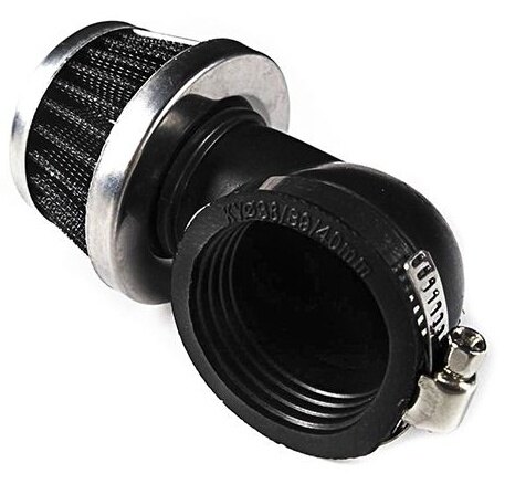 PIRANHA ピラニア MINI Pod Filter 38-40mm with Angled Intake (Universal) エアクリーナーキット 吸気関連 エンジン