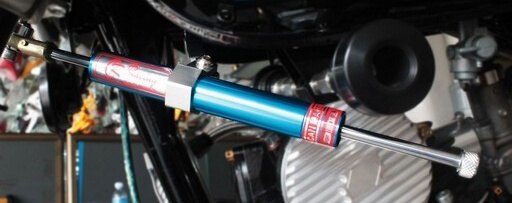 PIRANHA ピラニア CNC V2 Single Steering Damper Bracket (Left Frame Mount) for...