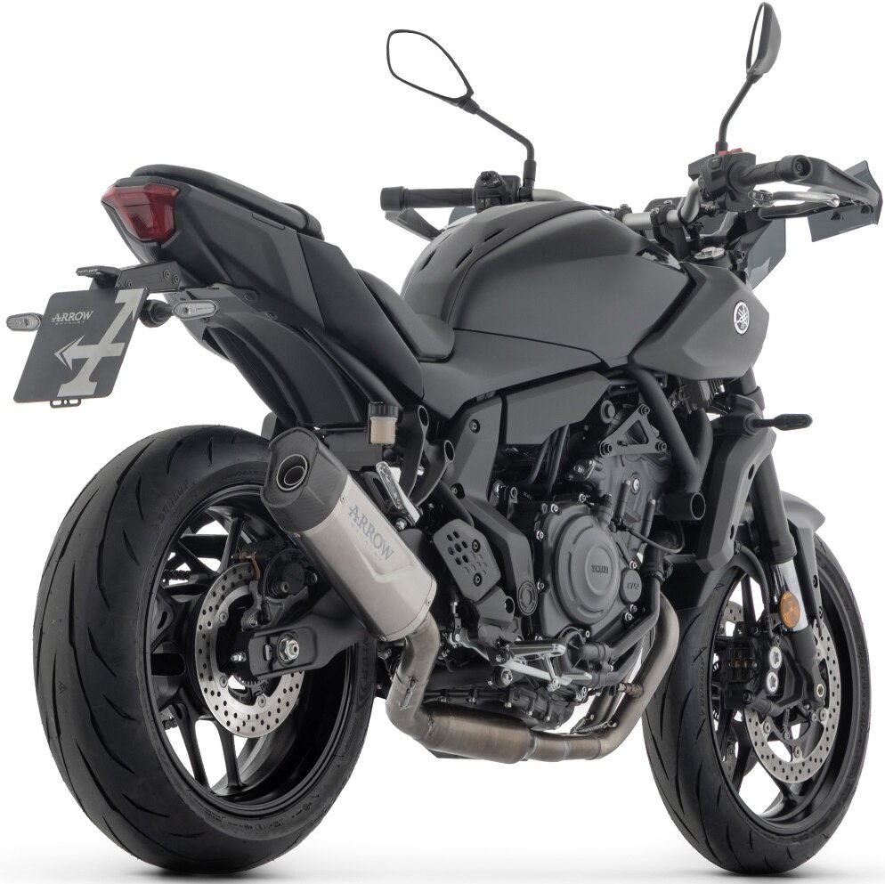 Other - ARROW アロー Full system racing with Indy Race EVO silencers MT-07 YAMAHA ヤマハ フルエキゾーストマフラー マフラー Silencer material：aluminium Dark
