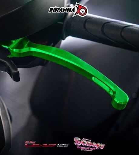 PIRANHA ピラニア CNC LEVERS Brake Lever for All New Lead-125 2025/All Scoopy-...