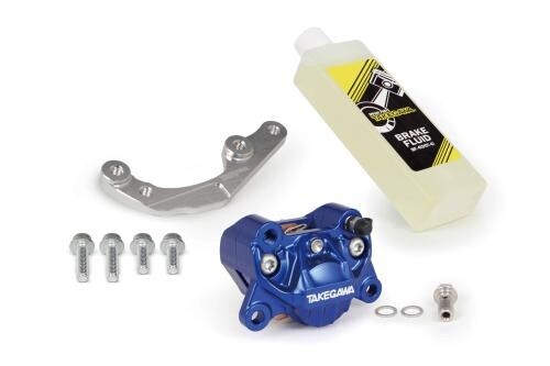 SP武川 SPタケガワ アルミビレット2POTキャリパーフロントセット(ブルー)/モンキー125(JB02・03・05)/GROM(JC92) ABS車対応 GROM MSX ダックス125 モンキー125 タイモデル HONDA ホンダ キャリパーキット ブレーキ