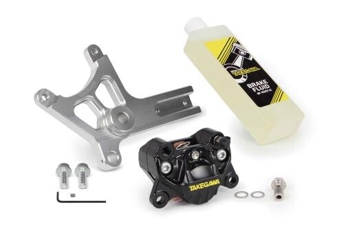 SP武川 SPタケガワ アルミビレット2POTキャリパーリアセット(ブラック)/モンキー125(JB02・03・05) /モンキー125 タイモデル(MLHJB02/MLHJB03) モンキー125 タイモデル HONDA ホンダ キャリパーキット ブレーキ