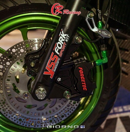 PIRANHA ピラニア CR RACING CNC Front Brake Caliper Bracket (for FORGETEC 220m...