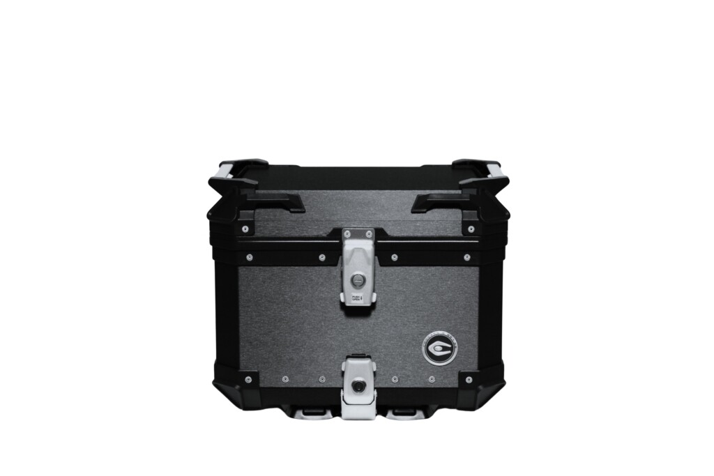COOCASE クーケース アルミ トップケース Q1(45L)ヘアラインブラック トップケース...