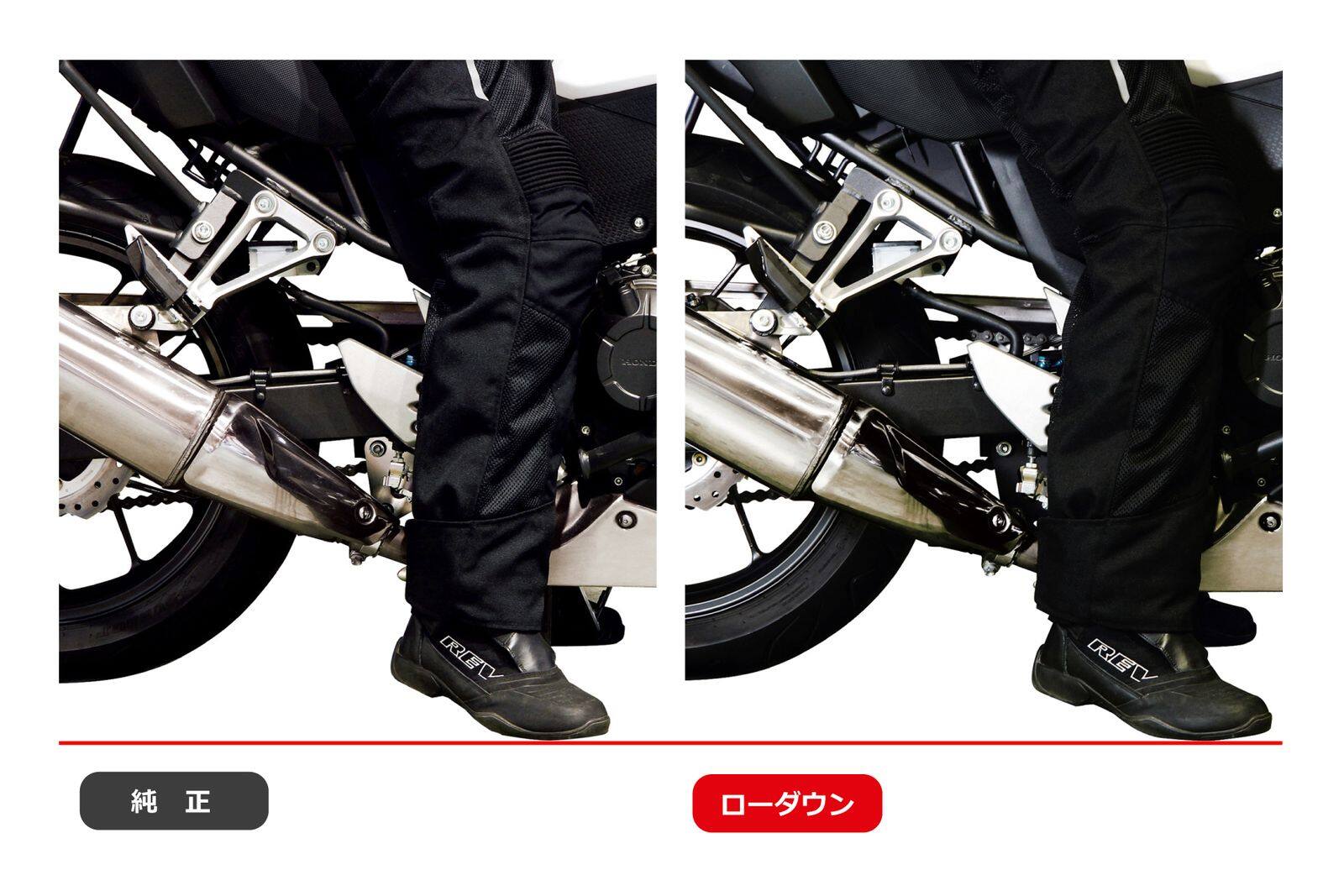 EFFEX エフェックス ローダウンキット 400X CB400F 2013- CBR400R CB500F CB500X CBR500R HONDA ホンダ サスペンション 足回り