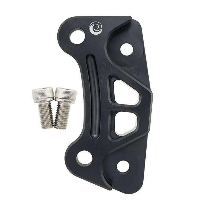 REVOLUTION レボリューション Front Brake Caliper Bracket Racing Disc 300mm X-MAX 300 Black XMAX YAMAHA ヤマハ キャリパーサポート・ブラケット ブレーキ TYPE：Std Caliper