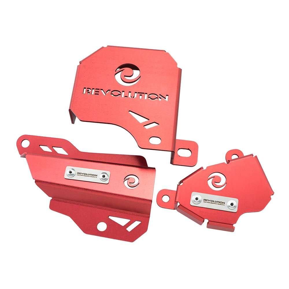 REVOLUTION レボリューション Ignition Coil+Brake Cable Cover Set+Water Pump Guard (Aluminium) Metal Zone ADV-350 FORZA-350 ADV350 FORZA350 HONDA ホンダ その他エンジンカバー エンジンパーツ エンジン