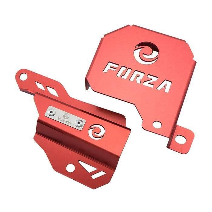 REVOLUTION レボリューション Ignition Coil+Brake Cable Cover Set (Stainless) FORZA-350 FORZA-300 NEW FORZA300 FORZA350 HONDA ホンダ その他エンジンカバー エンジンパーツ エンジン