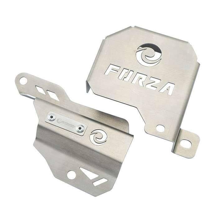 REVOLUTION レボリューション Ignition Coil+Brake Cable Cover Set (Stainless) FORZA-350 FORZA-300 NEW FORZA300 FORZA350 HONDA ホンダ その他エンジンカバー エンジンパーツ エンジン