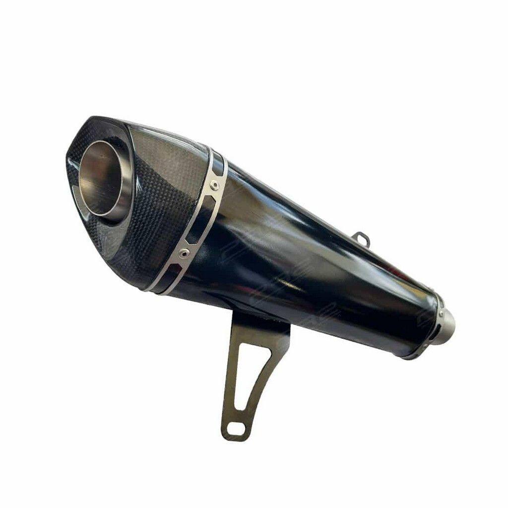 Mufflers - PR2 ピーアールツー AK SHORTY BLACK COLOR (FOR YAMAHA XMAX) XMAX 300 ヤマハ 補修・汎用サイレンサー マフラー