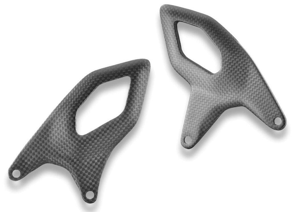 DUCABIKE (DBK) ドゥカバイク (ディービーケー) ドライカーボン ヒールガード PANIGALE V2 S STREETFIGHTER DUCATI ドゥカティ ステップ 足回り