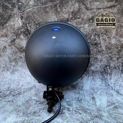 GAGIO MOTOR PARTS ガジオモーターパーツ 6-inch round headlight clear lens H4 b...