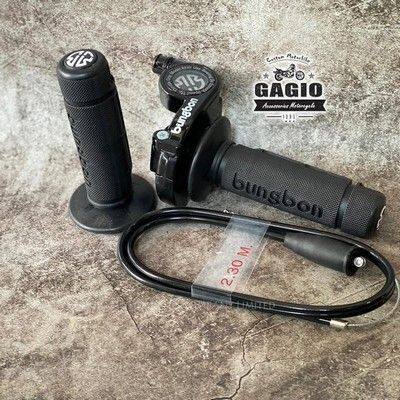 GAGIO MOTOR PARTS ガジオモーターパーツ Set of throttle grips grip covers for ...