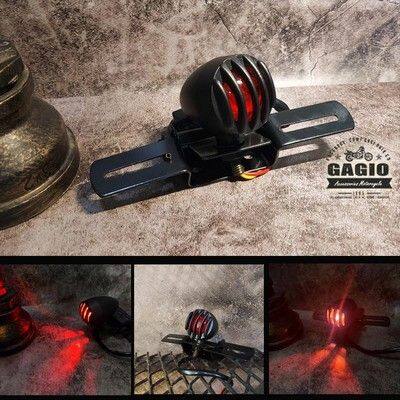 GAGIO MOTOR PARTS ガジオモーターパーツ The round tail lights have a small grille. テールランプ 灯火類 電装系