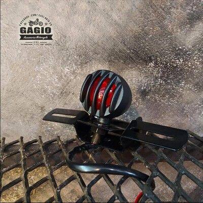 GAGIO MOTOR PARTS ガジオモーターパーツ The round tail lights have a small grille. テールランプ 灯火類 電装系 3