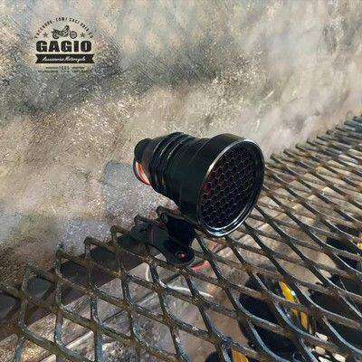 GAGIO MOTOR PARTS ガジオモーターパーツ Black honeycomb CNC taillight テールラ...