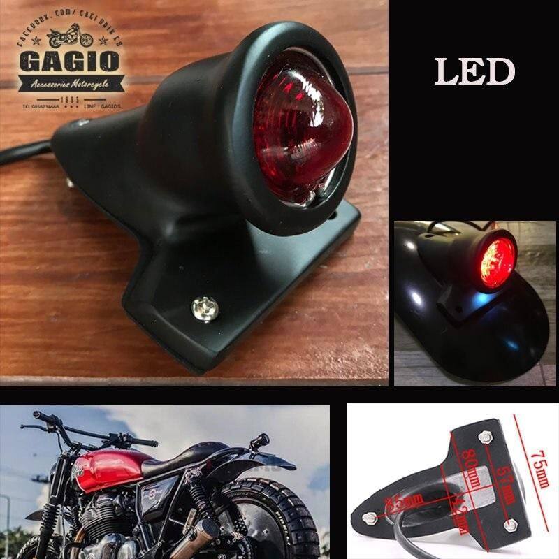 GAGIO MOTOR PARTS ガジオモーターパーツ Triangular base LED tail light. テールランプ 灯火類 電装系