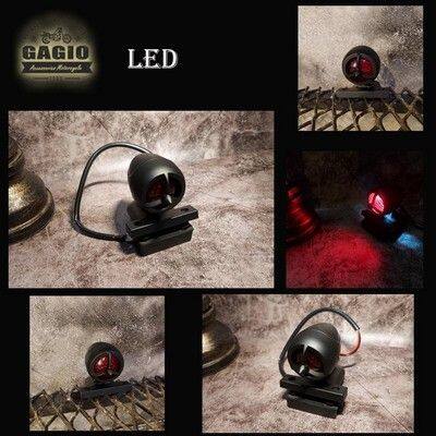 GAGIO MOTOR PARTS ガジオモーターパーツ LED tail light triangular base turbine pattern. テールランプ 灯火類 電装系