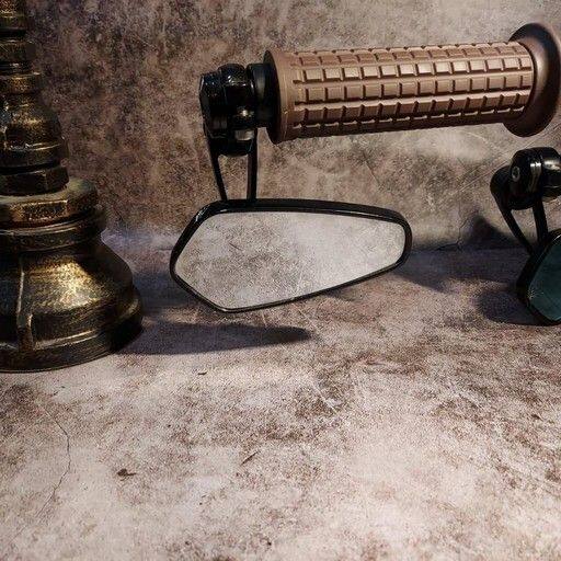 GAGIO MOTOR PARTS ガジオモーターパーツ Hand-finished side mirrors. バーエンド...