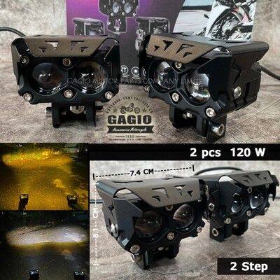 ■商品概要This 120W square spotlight with dual headlights comes in twocolors- warm and white. Its adjustable. A must-have fortouringenthusiasts.1. Material - Aluminum2. Color - Black3. Lens Color - Clear Glass4. Voltage - 12V5. Product Dimensions- Light - 7.4 x 8.1 cm6. Cable Length - 12 cm7. Specifications -- Lighting System - High Beam Low Beam- Light Color - White Yellow■詳細説明Square spotlight with double eye 120w available in 2 colors -warmand white can be adjusted. Touring enthusiasts should notmissthis.■注意点※取扱説明書が付属する場合は外国語となります。※輸入商材の為、納期が遅れる場合がございます。あらかじめご了承ください。※画像には他のカラー・タイプ・商品が含まれている場合があります。※メーカー都合により商品の仕様変更がある場合がございます。ご了承ください。※Please Note：This is a universal fit product. Professionalexpertiseand minor modifications or specialized tools may berequired forproper installation.　※画像はイメージです。