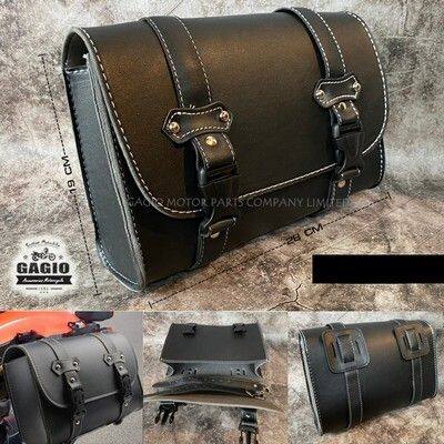 GAGIO MOTOR PARTS ガジオモーターパーツ Vintage bag F-style black その他バッグ・ポーチ バッグ