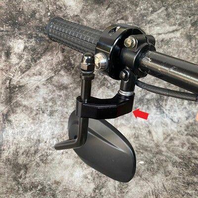 GAGIO MOTOR PARTS ガジオモーターパーツ CNC mirror relocation bracket V2 ミラ...