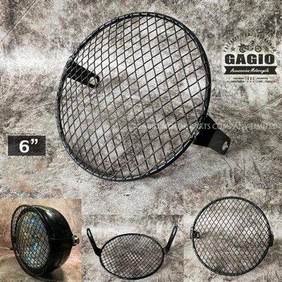 GAGIO MOTOR PARTS ガジオモーターパーツ Head light cover 6 - Net style ヘッドライトガード 外装