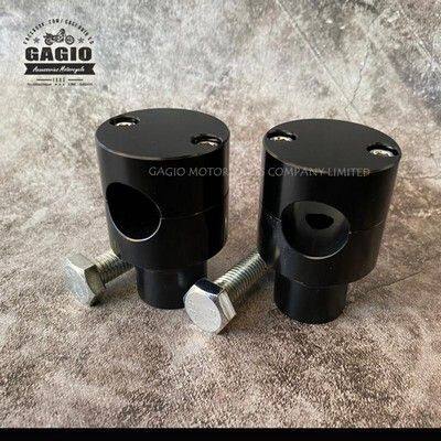 GAGIO MOTOR PARTS ガジオモーターパーツ CNC Handlebar clamp 22mm. - Black ハン...