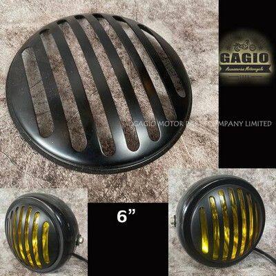 GAGIO MOTOR PARTS ガジオモーターパーツ Head light cover 5.75 ヘッドライトガード 外装