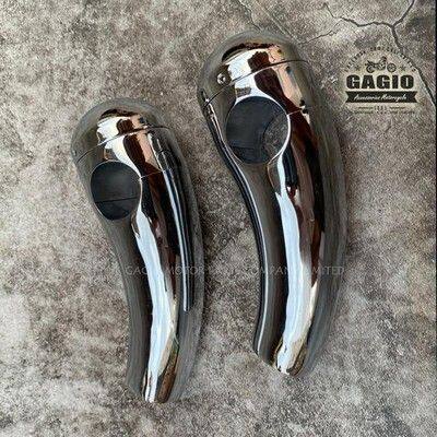 GAGIO MOTOR PARTS ガジオモーターパーツ Handlebar raiser 25mm. - Chrome ハンド...