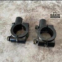 GAGIO MOTOR PARTS ガジオモーターパーツ Handlebar Mirror Mount Clamps for Vintage ＆ Custom Bikes ミラーホルダー ハンドル