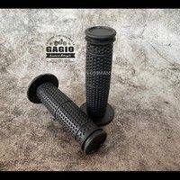 GAGIO MOTOR PARTS ガジオモーターパーツ Honeycomb Pattern Grips for Vintage ＆ Custom Bikes グリップ ハンドル
