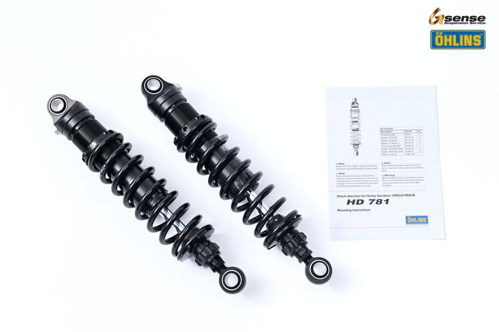 OHLINS オーリンズ リアサスペンション ブラックラインシリーズ VRSCA V-ROD HARLEY-DAVIDSON ハーレーダビッドソン サスペンション 足回り