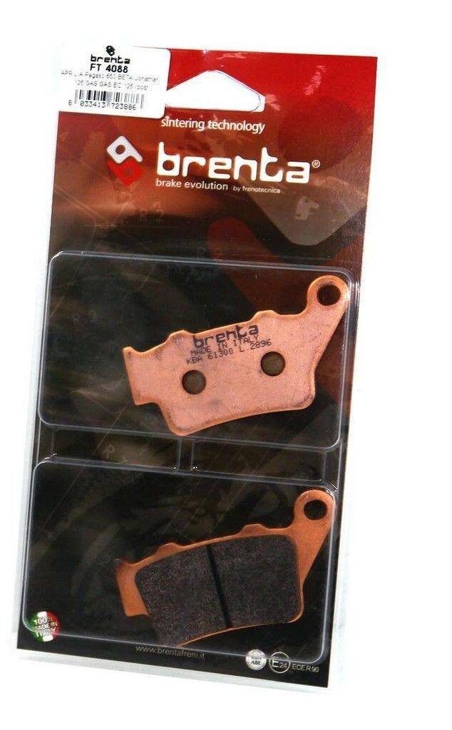 Brenta ブレンタ Brake Pads 4088 F 700 GS 750 800 GSA R 850 900 XR S 1000 RR MONSTER 797 SCRAMBLER 1100 CAFE RACER CLASSIC DESERT SLED FULL THROTTLE ICON Sixty2 URBAN ENDURO 390 ADVENTURE DUKE 690 790 RC STREET TRIPLE 675 RX 765 RS TIGER GT PRO RALLY