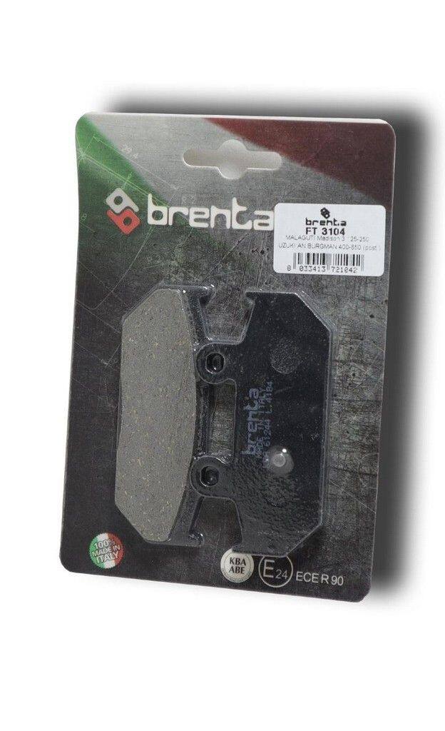 ■詳細説明Brake pads OrganicOrganic brake pads - Brenta boasts a wide range of organicbrakepads that ensure long-lasting performance low wear of the discanda high brake modulation.They cover the scooter market completely but they also representagood compromise for city use on-road and touringbikesapplications.Fit for model -Burgman 400 2007 on (Rear)Burgman 650 2013 on (Rear)■注意点※取扱説明書が付属する場合は外国語となります。※輸入商材の為、納期が遅れる場合がございます。あらかじめご了承ください。※メーカー都合により商品の仕様変更がある場合がございます。ご了承ください。※This price is only for a set　※画像はイメージです。■適合車種BURGMAN 400&ensp;BURGMAN 400 年式: 07-&ensp;&ensp;備考: RearBURGMAN 650&ensp;BURGMAN 650 年式: 13-&ensp;&ensp;備考: Rear