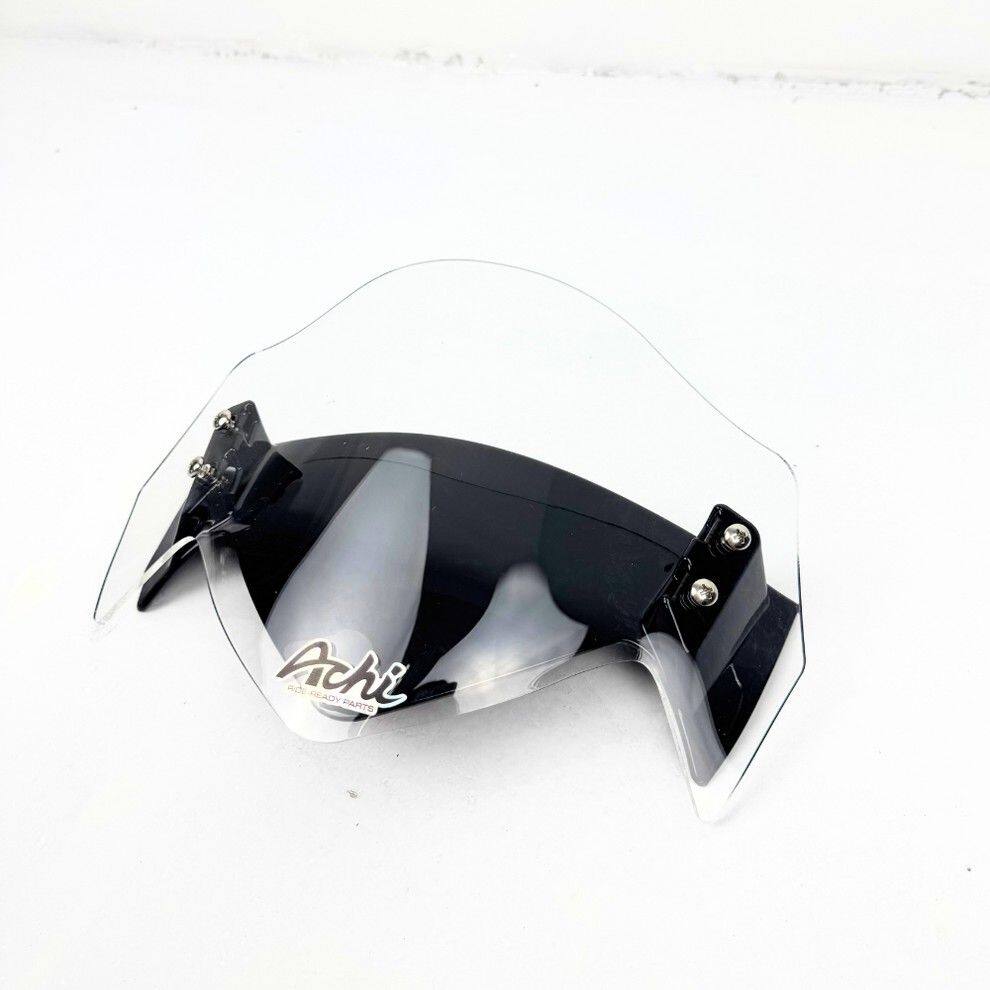 Achi Motorbike アチモーターバイク WINDSHIELD HONDA LEAD 125 YEAR 2025 ホンダ スクリーン 外装 COLOR：Black Base Clear Shield