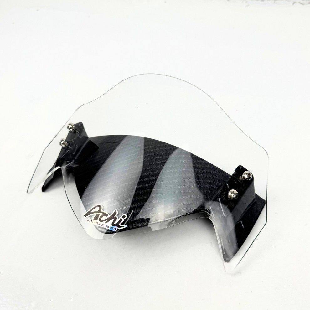 Achi Motorbike アチモーターバイク WINDSHIELD HONDA LEAD 125 YEAR 2025 ホンダ スクリーン 外装 COLOR：Carbon Film Base Clear Shield
