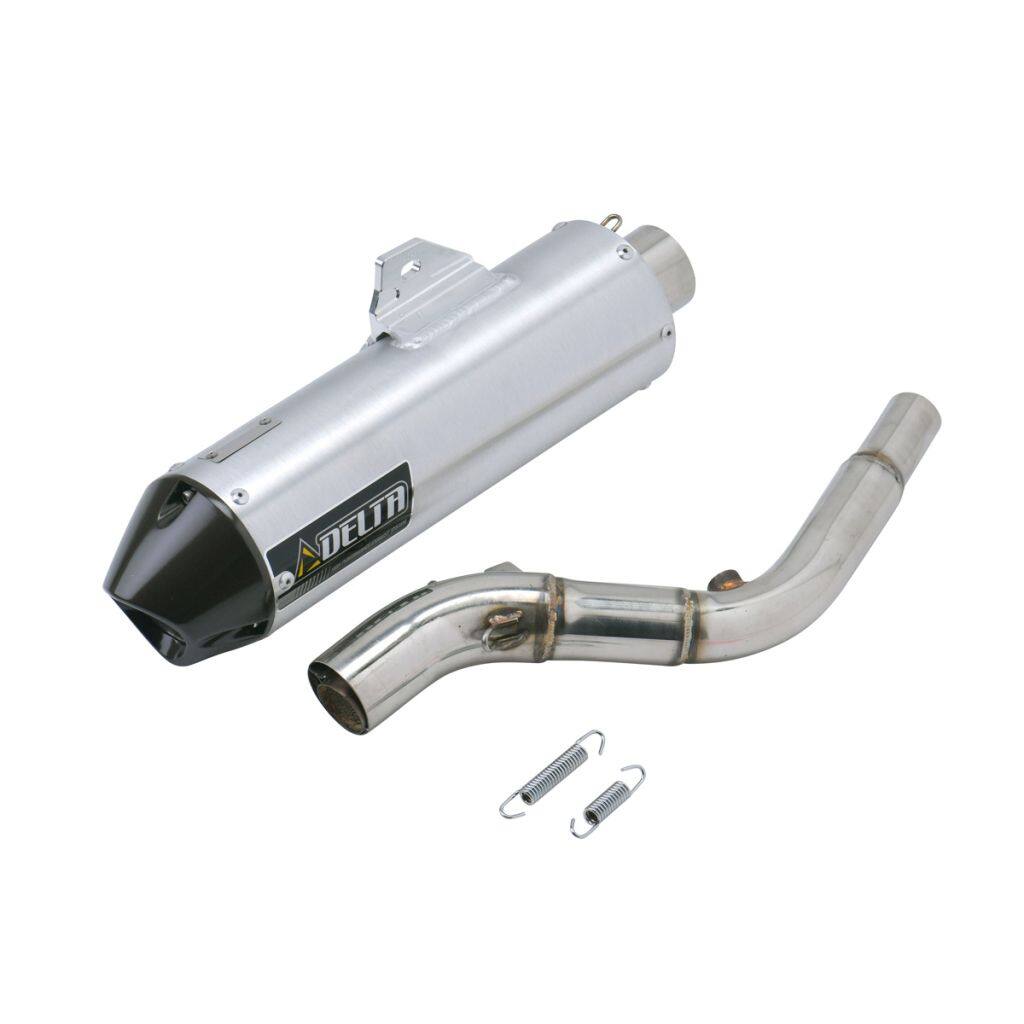 DELTA デルタ バレル4-Sサイレンサー D-TRACKER X【政府認証】 DトラッカーX KAWASAKI カワサキ スリップオンマフラー マフラー