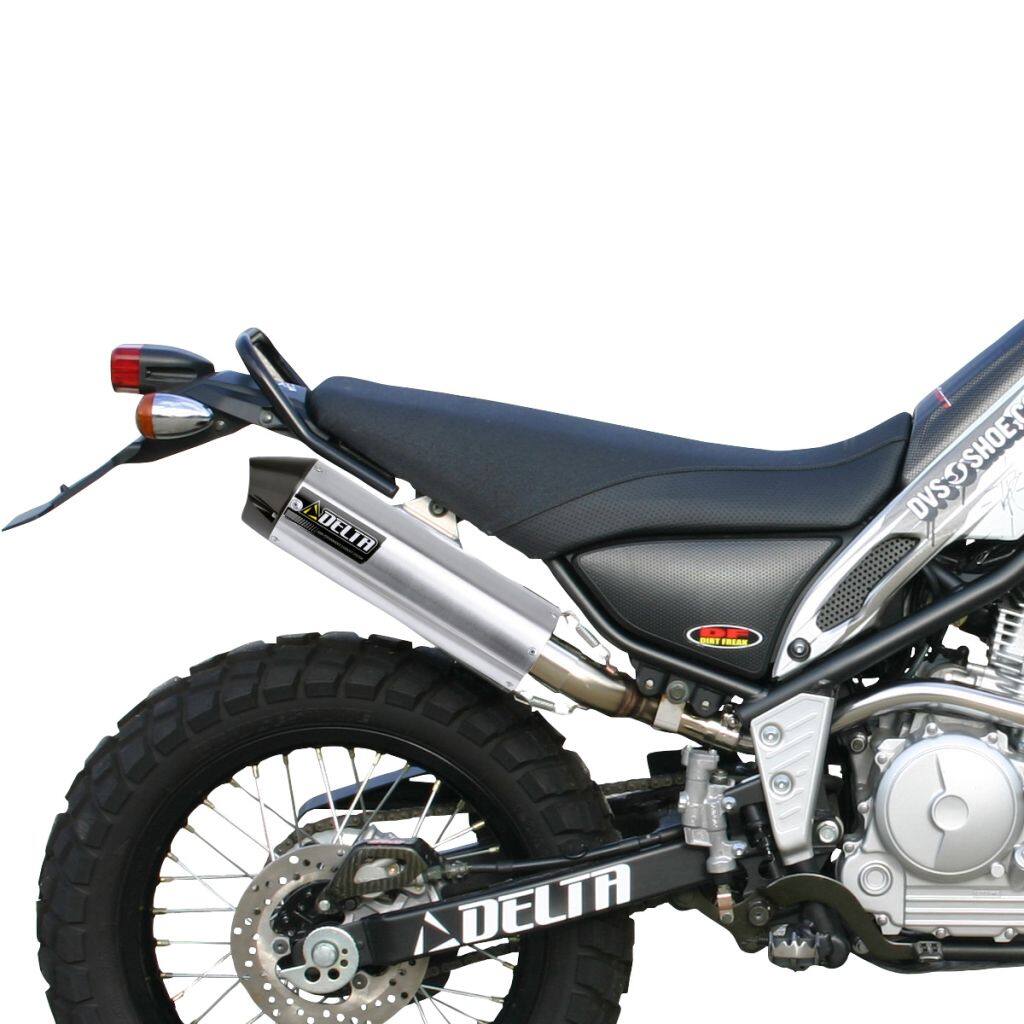 DELTA デルタ バレル4-Sサイレンサー トリッカー【政府認証】 トリッカー YAMAHA ヤマハ スリップオンマフラー マフラー
