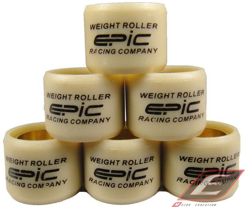 EPIC エピック ウエイトローラー fighter150 GT125 JETPOWER125 RACING 125 G MAX 150 Tecno250 GR125 Fighter4V JOCKEY E1 SYM HYOSUNG ヒョースン KYMCO キムコ PGO BETA ベータ スクーター駆動系 駆動系 重さ：13g