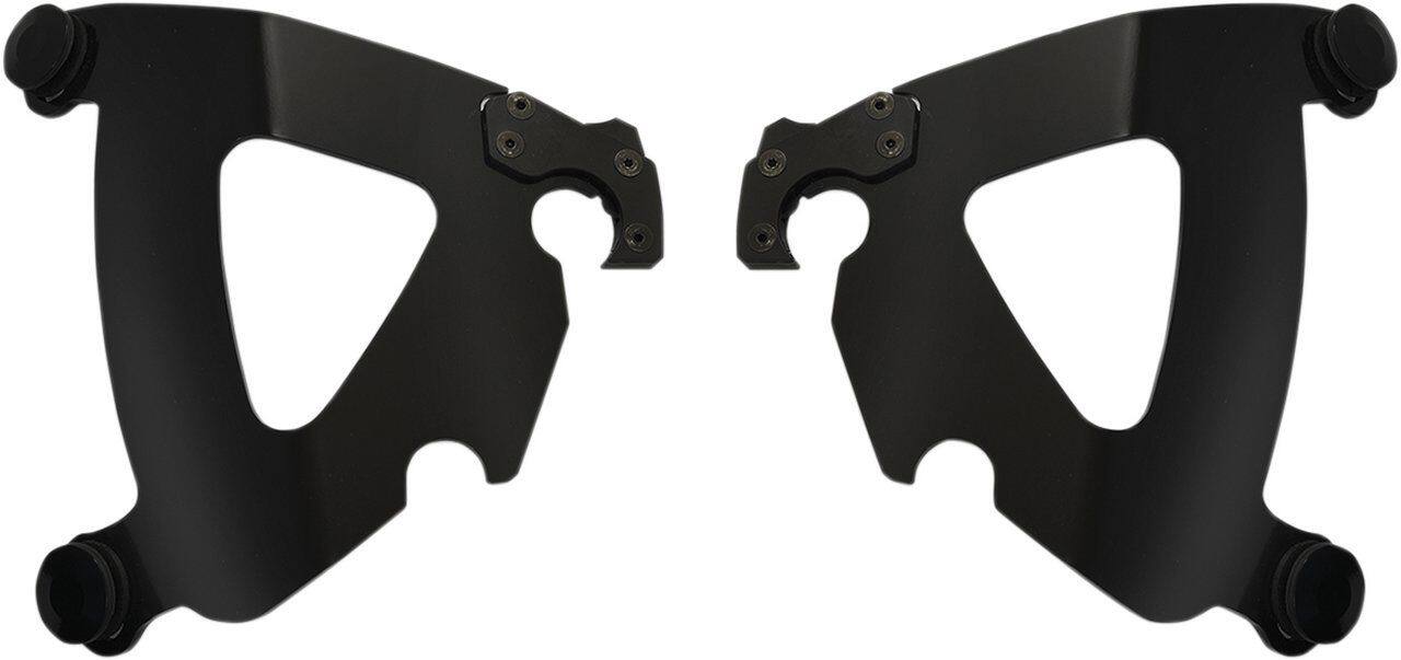 MEMPHIS SHADES メンフィスシェイズ プレートキット Road Warrior 06+ FXDWG HARLEY-DAVIDSON ハーレーダビッドソン スクリーン取付けステー・部品 外装 カラー：BLACK (E-coated FINISH) [2320-0199]