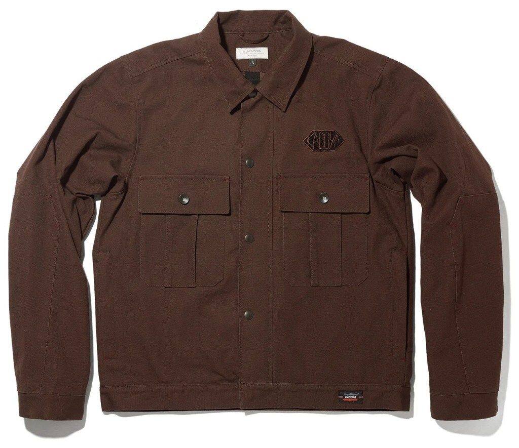 最終価格⭐︎美品⭐︎KADOYA ブラウン ジャケット L Amazon | カドヤ(KADOYA) ジャケット M65 LEATHER ブラウン M No.1136