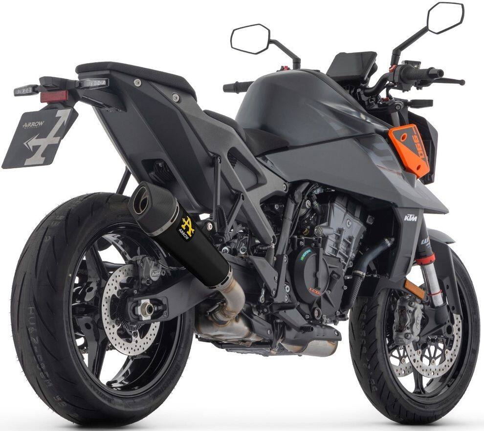 ARROW アロー X-Kone silencer DUKE 990 KTM スリップオンマフラー マフラー Silencer material：stainless steel Dark