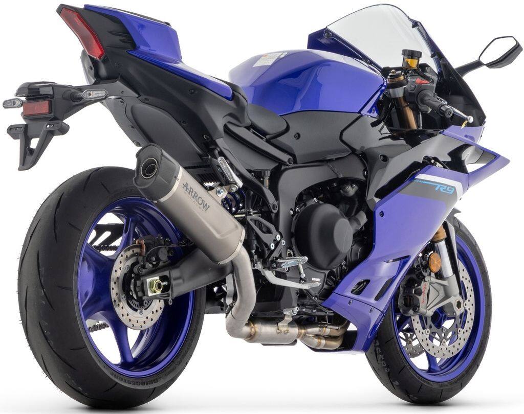 ARROW アロー Homologated full system with Indy Race EVO silencer YZF R9 YAMAHA ヤマハ フルエキゾーストマフラー マフラー Silencer material：aluminium Dark