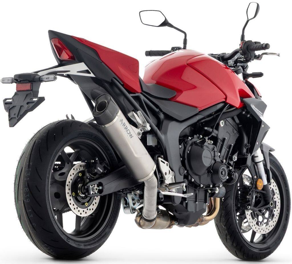 ARROW アロー Indy Race EVO silencer with carby end cap CB 1000 Hornet SP HONDA ホンダ スリップオンマフラー マフラー Silencer material：aluminium Dark