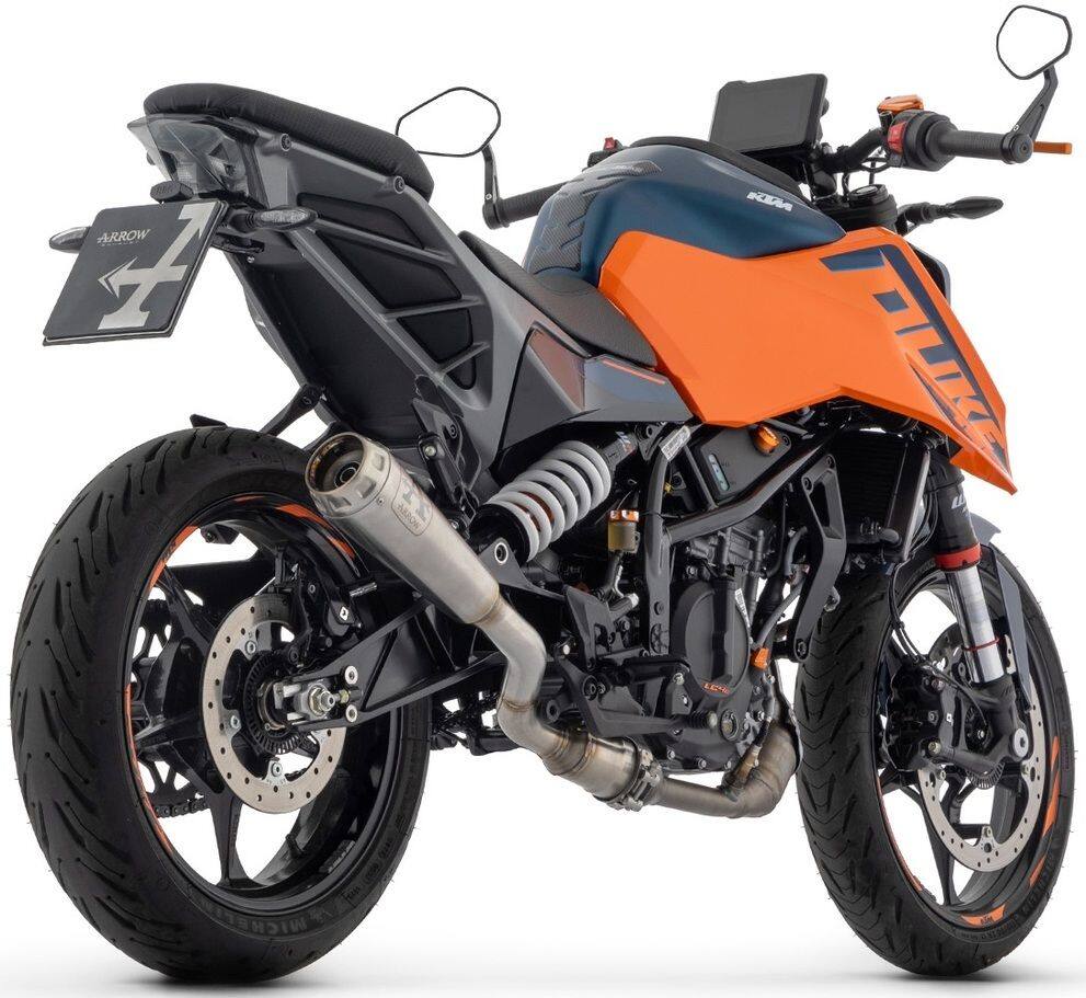 ARROW アロー Nichrom Pro-Race silencer DUKE 125 390 KTM スリップオンマフラー マフラー Silencer material：stainless steel