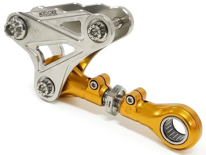 MOTO CORSE モトコルセ リアサスペンションリンク コンプリートキット Panigale V4 Lamborghini Marquez 2025 World Champion Replica R S Carbon Tricolore Italia DUCATI ドゥカティ 車高調キット・リンク サスペンション 足回り